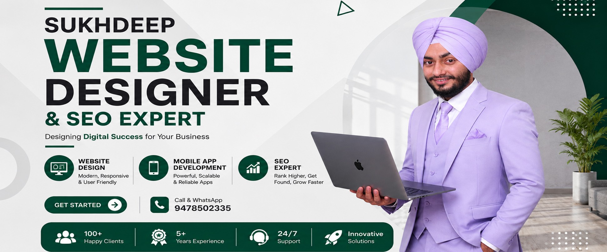 Sukhdeep Website Designer & SEO Expert - Designing Digital Success for Your Business